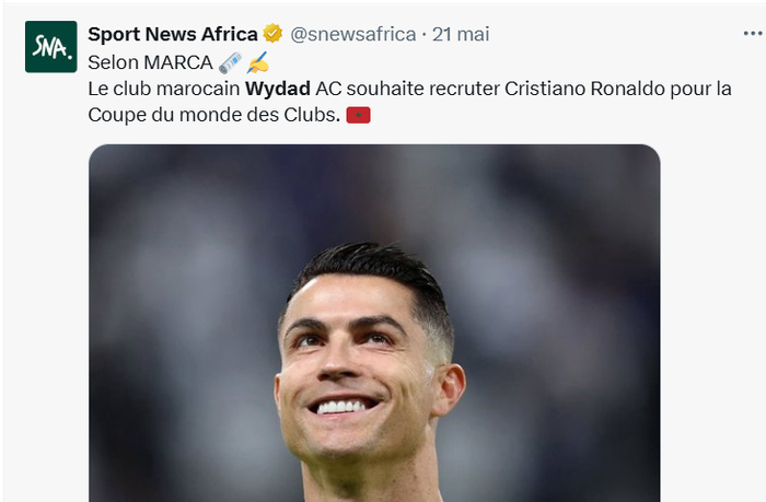 Ronaldo chez les Rouges : Un COUP DE COM . contre ZERO DOLLAR !
