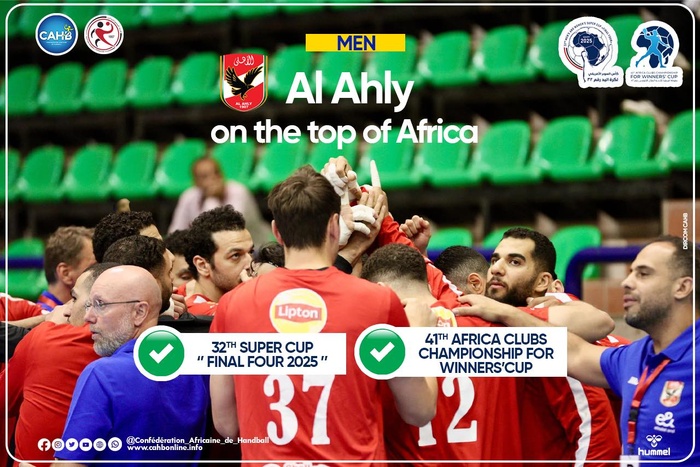HB. 𝟒𝟏𝐞 𝐂𝐀𝐂𝐕𝐂 𝟐𝟓 : Al Ahly sur le toit de l’Afrique ! HB. 𝟒𝟏𝐞 𝐂𝐀𝐂𝐕𝐂 𝟐𝟓 : Al Ahly sur le toit de l’Afrique !