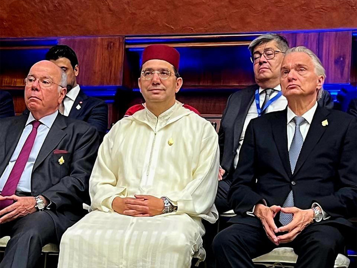 Nasser Bourita reçu en audience par le président équatorien Nasser Bourita reçu en audience par le président équatorien