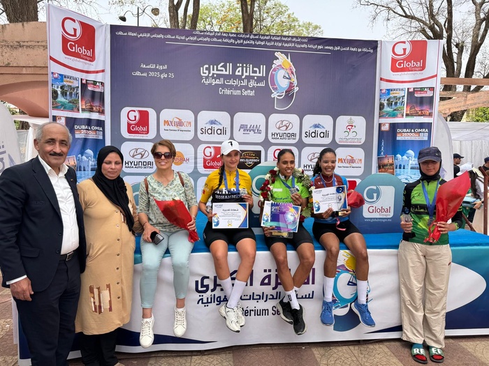 Grand Prix de Cyclisme de Settat: Nasreddine Matouki et Salma Hariri remportent la 9ème  édition Grand Prix de Cyclisme de Settat: Nasreddine Matouki et Salma Hariri remportent la 9ème  édition