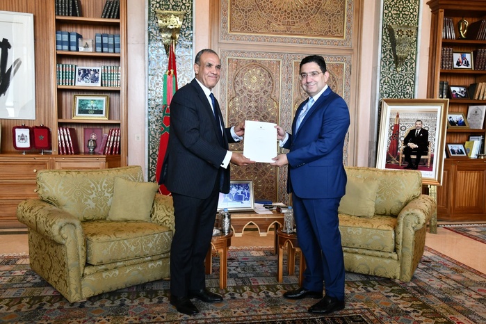 Bourita reçoit un message adressé à SM le Roi par le Président Al-Sissi Bourita reçoit un message adressé à SM le Roi par le Président Al-Sissi