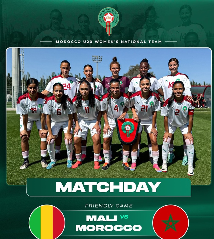 Prépa. Equipe nationale (f) U20 : Mali vs Maroc à Bamako ce vendredi