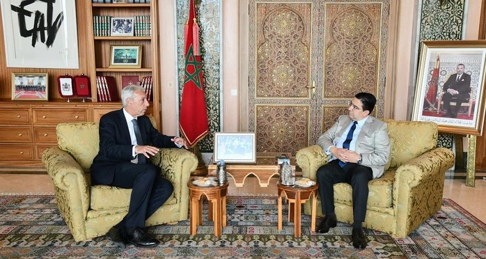 Nasser Bourita reçoit le représentant spécial de l’UE pour le Sahel João Gomes Cravinho Nasser Bourita reçoit le représentant spécial de l’UE pour le Sahel João Gomes Cravinho