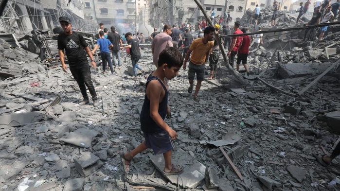 Enfants gazaouis pendant l’été 2023. Quelques semaines avant le 7 Octobre.