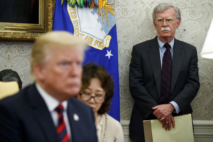John Bolton, ancien conseiller de Donald Trump. John Bolton, ancien conseiller de Donald Trump.