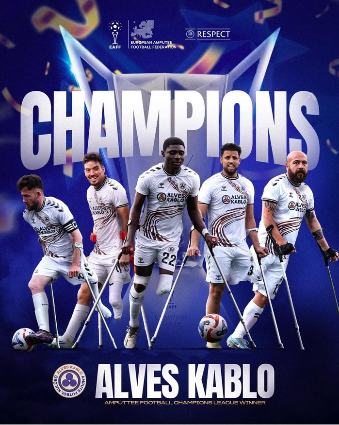 LDC / Foot pour amputés : Deux Marocains champions d’Europe LDC / Foot pour amputés : Deux Marocains champions d’Europe