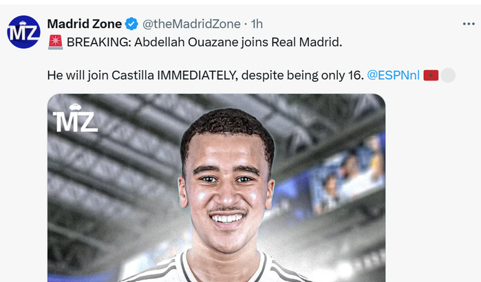 Footballeurs marocains du Monde : Abdellah Ouazzane en route vers le Real Madrid Castilla ? Footballeurs marocains du Monde : Abdellah Ouazzane en route vers le Real Madrid Castilla ?