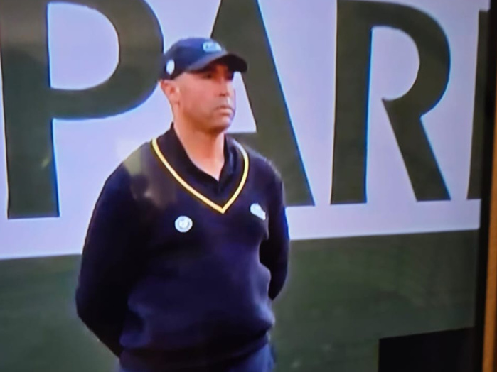 Adil Homriti, Juge de ligne lors de la grande finale de Roland-Garros 2025