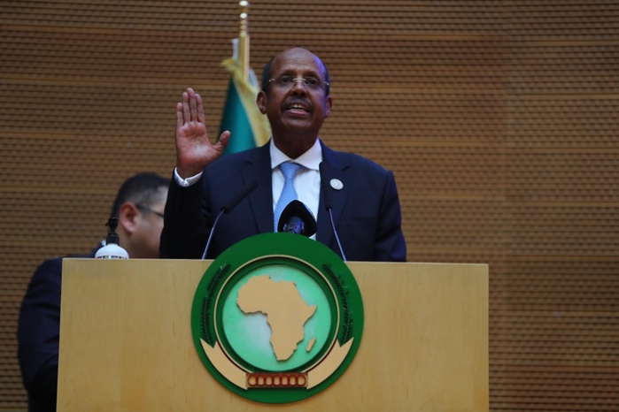 Mahmoud Ali Youssouf, président de la Commission de l’Union Africaine. Mahmoud Ali Youssouf, président de la Commission de l’Union Africaine.