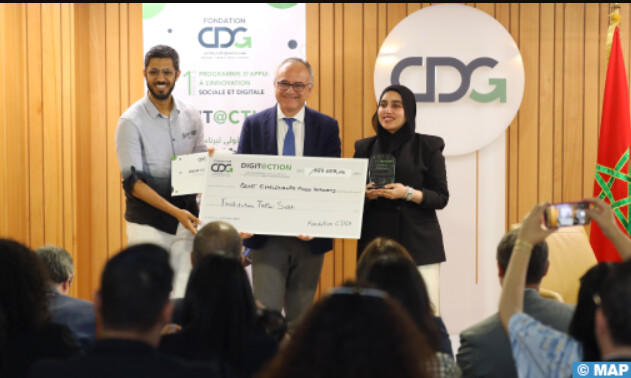 Fondation CDG: Remise des prix du programme "DIGIT@CTION" d’appui à l’innovation sociale Fondation CDG: Remise des prix du programme "DIGIT@CTION" d’appui à l’innovation sociale