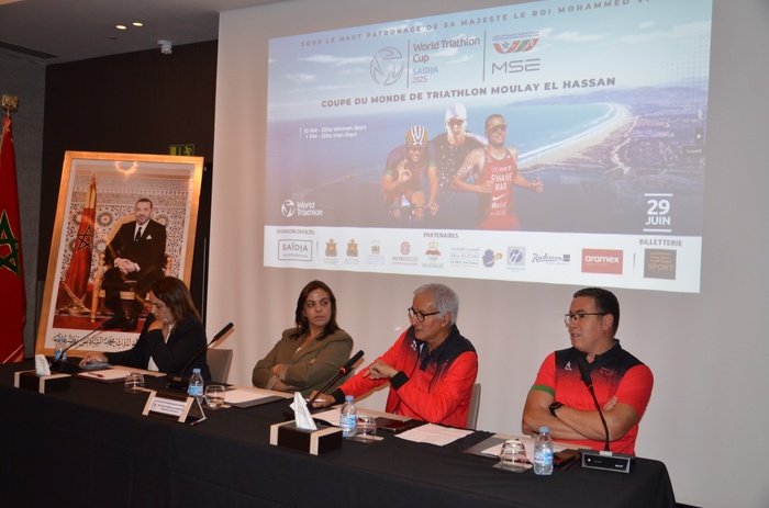 Une vue de la conférence de presse. Ph. Nidal Une vue de la conférence de presse. Ph. Nidal