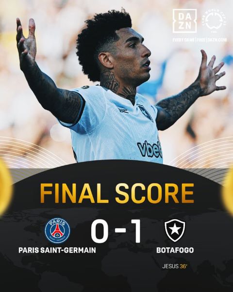 CDM Clubs 25 : Coup d'arrêt pour le PSG. Botafogo file en huitièmes ! CDM Clubs 25 : Coup d'arrêt pour le PSG. Botafogo file en huitièmes !