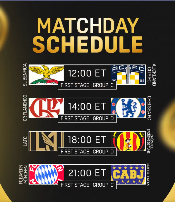 CDM (Clubs 25) : Soirée de gala et Bayern-Boca en apothéose après minuit ! CDM (Clubs 25) : Soirée de gala et Bayern-Boca en apothéose après minuit !