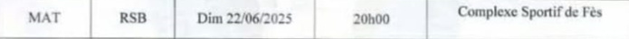 ½ Finale. Coupe du Trône 23-24 (FB) : RSB - MAT, un duel des contrastes ce soir à Fès ½ Finale. Coupe du Trône 23-24 (FB) : RSB - MAT, un duel des contrastes ce soir à Fès