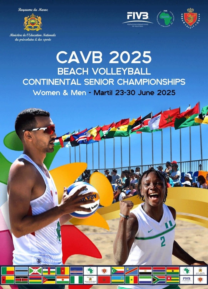 Beach-volley: Martil accueille le championnat d'Afrique seniors Beach-volley: Martil accueille le championnat d'Afrique seniors