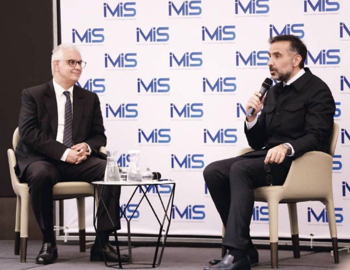 Nizar Baraka, ministre de l’Equipement et de l’Eau, et Abdelmalek Alaoui, Président de l’IMIS. Nizar Baraka, ministre de l’Equipement et de l’Eau, et Abdelmalek Alaoui, Président de l’IMIS.