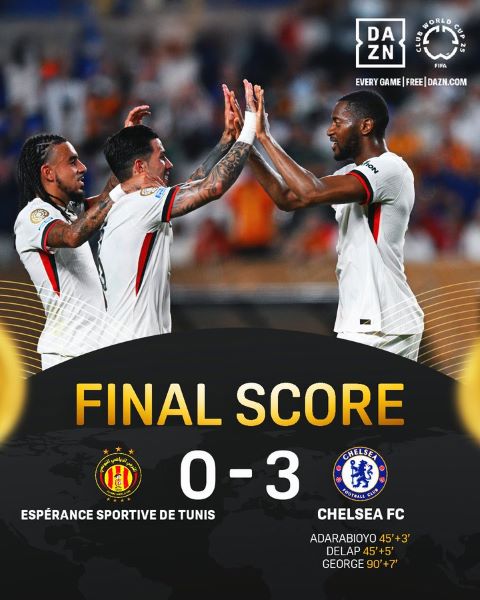CDM. Clubs (groupe D) / J3 : Chelsea surclasse l’Espérance CDM. Clubs (groupe D) / J3 : Chelsea surclasse l’Espérance