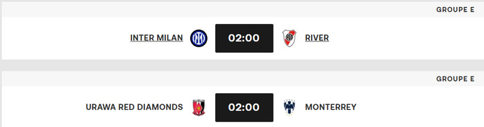 CDM Clubs 25 (Groupe E) / J3 : Cette nuit, trois équipes pour deux places CDM Clubs 25 (Groupe E) / J3 : Cette nuit, trois équipes pour deux places