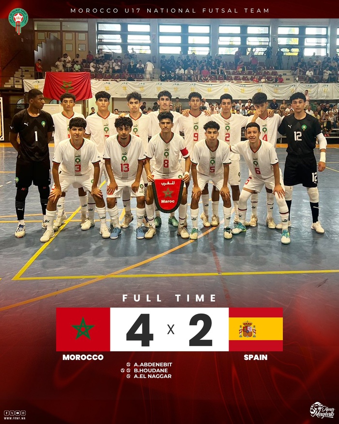 Tournoi international de futsal U17 Castro del Rio / J2 : Les Lionceaux maîtrisent l’Espagne Tournoi international de futsal U17 Castro del Rio / J2 : Les Lionceaux maîtrisent l’Espagne