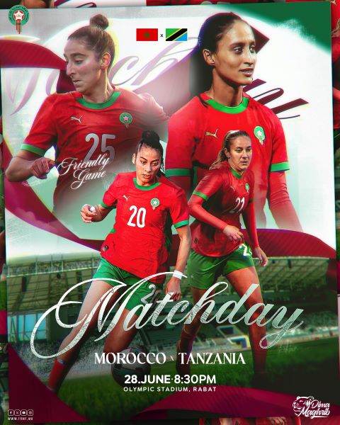 Prépa. CAN (F) Maroc 24 : Le Stade Olympique (Rabat) accueille Maroc-Tanzanie ce soir Prépa. CAN (F) Maroc 24 : Le Stade Olympique (Rabat) accueille Maroc-Tanzanie ce soir