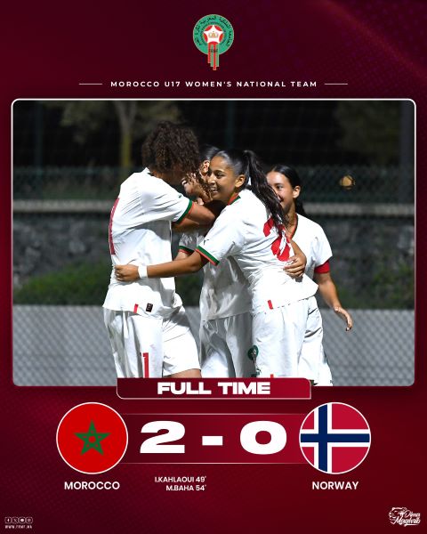 Prépa. CDM (F) U17 Maroc 25 : Nouvelle victoire des Lioncelles face aux Norvégiennes ! Prépa. CDM (F) U17 Maroc 25 : Nouvelle victoire des Lioncelles face aux Norvégiennes !