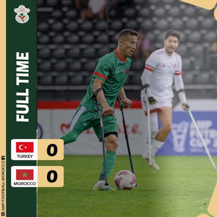 Amp Futbol Cup Varsovie 25 : Le Maroc termine premier ex æquo avec la Turquie !