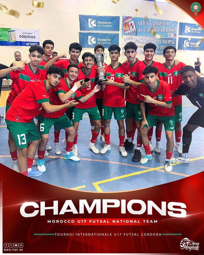 Futsal U17 : Les Lionceaux remportent le Tournoi Castro del Río en Espagne Futsal U17 : Les Lionceaux remportent le Tournoi Castro del Río en Espagne