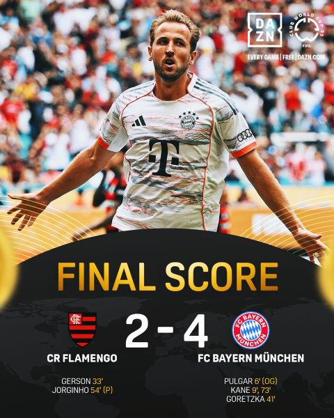 CDM Clubs / Bayern-Flamengo : les Bavarois foncent vers le PSG en quart de finale 