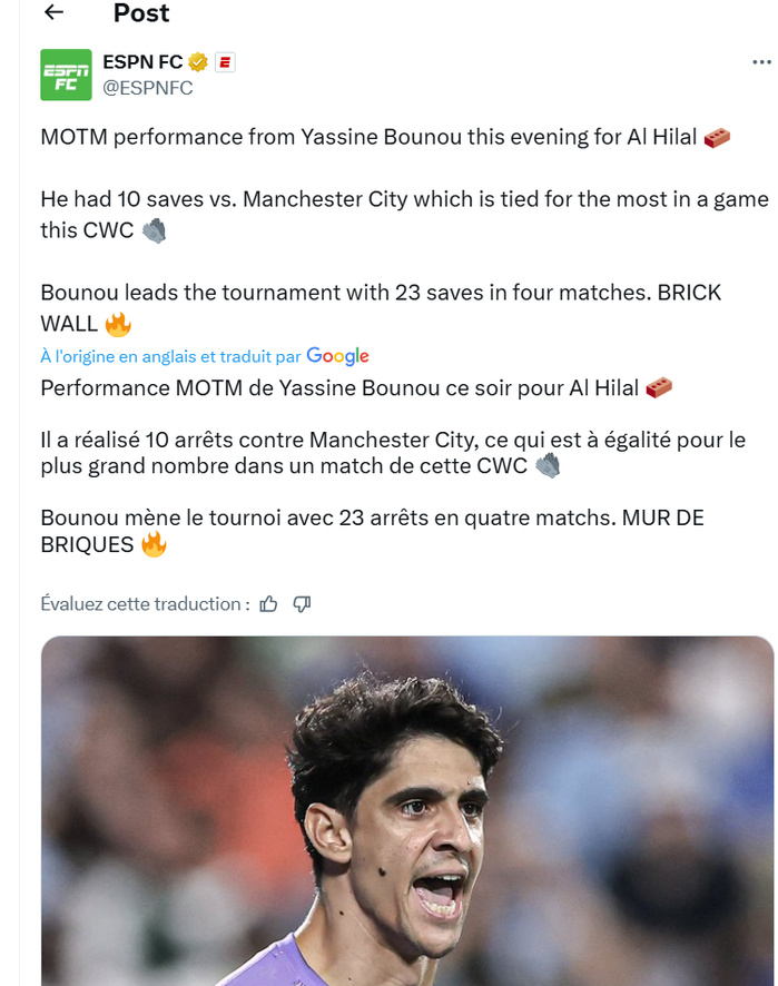 CDM 2025 / Spécial Bounou : Guardiola s’incline ! CDM 2025 / Spécial Bounou : Guardiola s’incline !