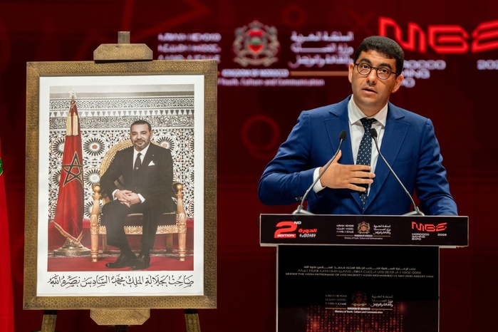Le Ministre de la Jeunesse, de la Culture et de la Communication, Mehdi Bensaid.