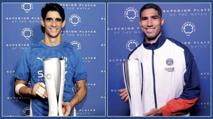 Coupe du Monde des Clubs : Bounou et Hakimi, Deux Lions, une même étoile mondiale Coupe du Monde des Clubs : Bounou et Hakimi, Deux Lions, une même étoile mondiale