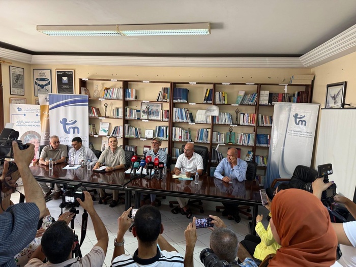 Conférence de presse de l’association Transparency Maroc.