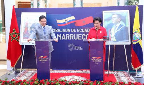 L'Equateur inaugure son Ambassade à Rabat L'Equateur inaugure son Ambassade à Rabat