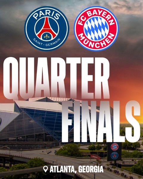 CDM Clubs : PSG – Bayern, un quart de finale au sommet à Atlanta