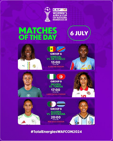 CAN Féminine 2024 : Cet après-midi, Sénégal-RDC intéresse les Lionnes de l’Atlas CAN Féminine 2024 : Cet après-midi, Sénégal-RDC intéresse les Lionnes de l’Atlas