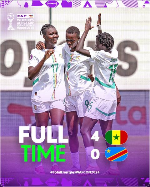 CAN (f) Maroc 24 : Le Sénégal plie le match en première période CAN (f) Maroc 24 : Le Sénégal plie le match en première période