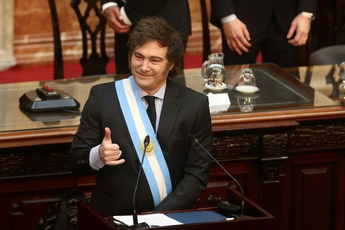 Le président Argentin Javier Milei Le président Argentin Javier Milei