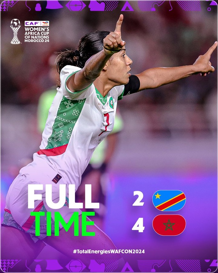 CAN (f) 2024 : Chebbak en patronne, les Lionnes renversent la RDC et se relancent ! CAN (f) 2024 : Chebbak en patronne, les Lionnes renversent la RDC et se relancent !
