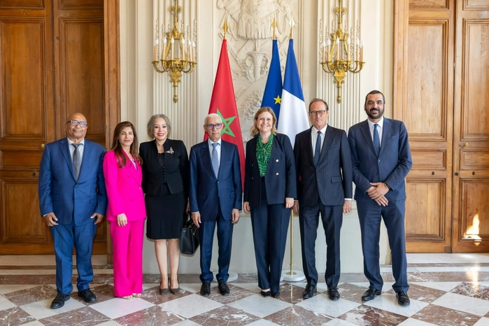 Talbi Alami s’entretient à Paris avec la présidente de l’Assemblée nationale française
