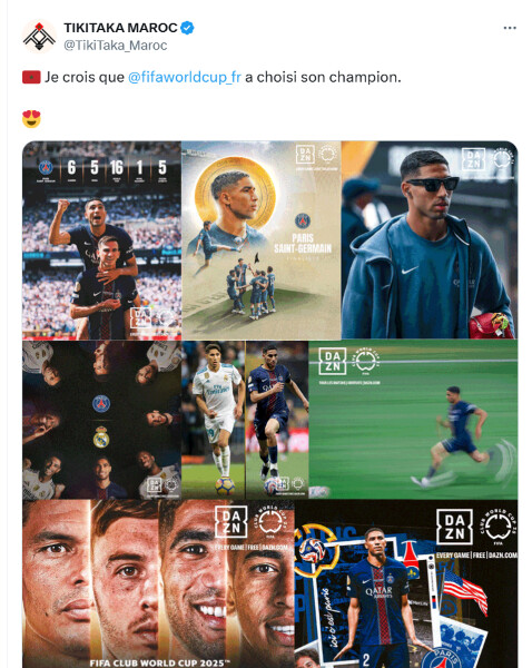 Hakimi Ballon d'or: ça pousse ! Hakimi Ballon d'or: ça pousse !