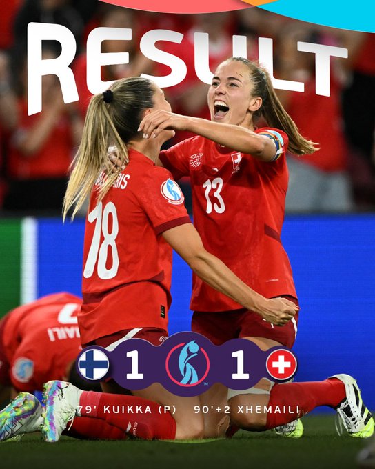 Euro Féminin 2025/J3 (phase de poules) : La Suisse arrache sa place en quarts