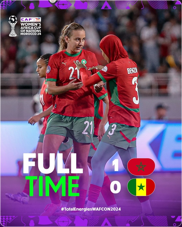 CAN (f) 2024: Le Maroc QUALIFIE  premier du groupe A
