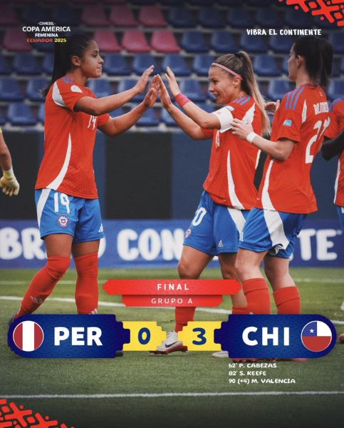 Copa América Féminine 2025 : Le Chili démarre fort ; cette nuit le Brésil entre en lice Copa América Féminine 2025 : Le Chili démarre fort ; cette nuit le Brésil entre en lice