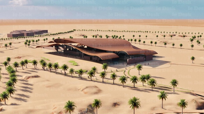 Maquette du projet. DR: ministère de la culture. Maquette du projet. DR: ministère de la culture.