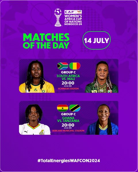 CAN (F) Maroc 2024 : Duel au sommet entre l’Afrique du Sud et le Mali à Oujda, ce soir CAN (F) Maroc 2024 : Duel au sommet entre l’Afrique du Sud et le Mali à Oujda, ce soir