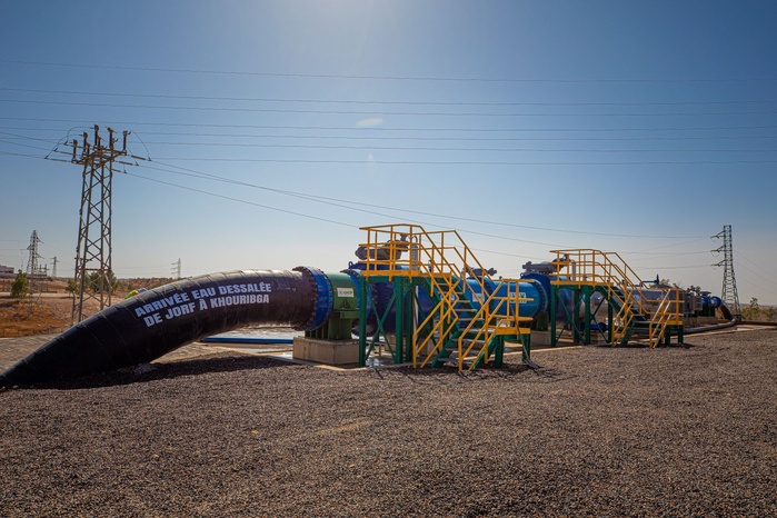 OCP Green Water met en service un pipeline de 200 km entre Jorf Lasfar et Khouribga OCP Green Water met en service un pipeline de 200 km entre Jorf Lasfar et Khouribga