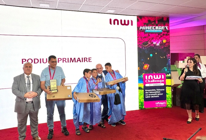 ​Remise des prix de la 5ᵉ édition du programme éducatif « inwi Challenge » en partenariat avec le ministère de l’Éducation nationale