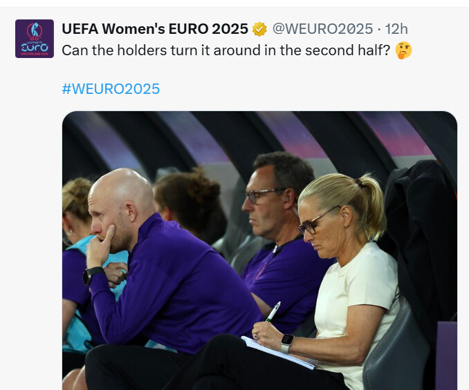 Euro (f) Suisse 25 : L’Angleterre renversante et demi-finaliste au bout du suspense Euro (f) Suisse 25 : L’Angleterre renversante et demi-finaliste au bout du suspense