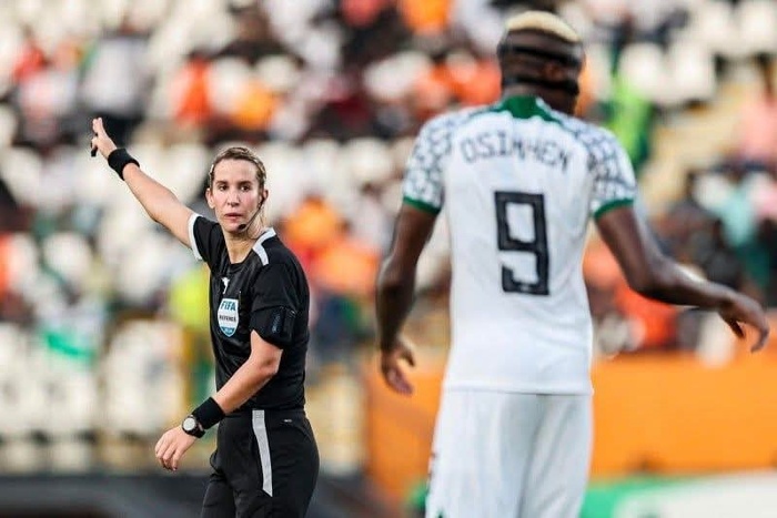 Bouchra Karboubi pour la finale avant terme : Nigéria-Zambie