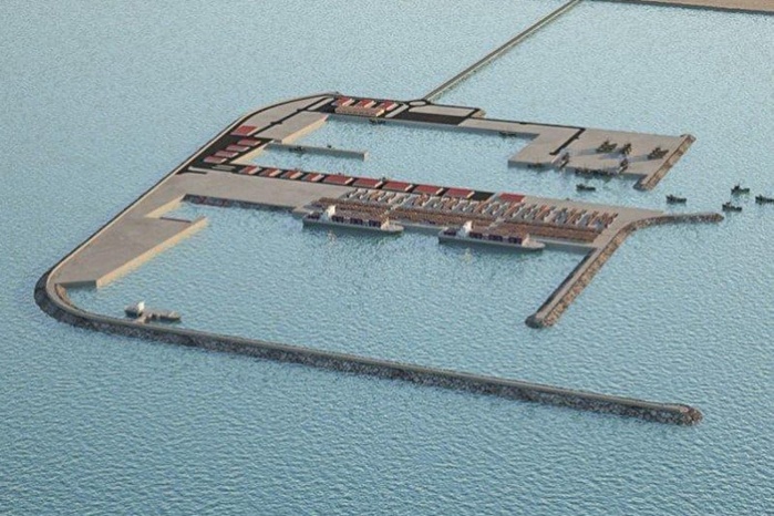 Port Dakhla Atlantique : les travaux avancent à 40% Port Dakhla Atlantique : les travaux avancent à 40%